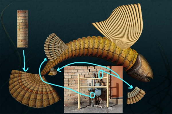 Creation of Flying Fish: Step 4